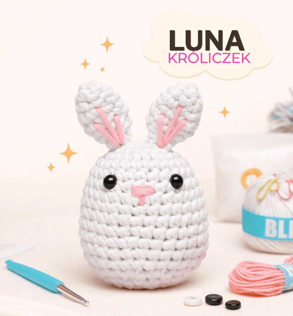 Luna Króliczek – kreatywny zestaw DIY dla dzieci